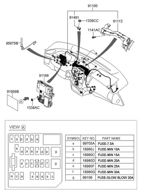 hyundai entourage junction box switch|Hyundai Entourage Junction box assy.